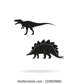 Dinosaur Silhouette icon.