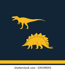 Dinosaur Silhouette icon.