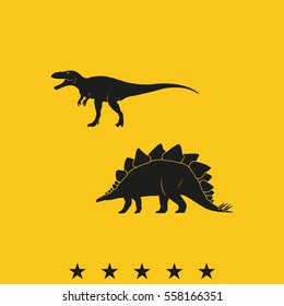 Dinosaur Silhouette icon.
