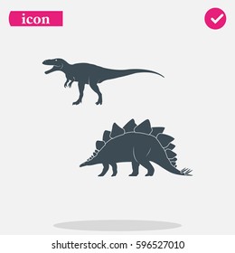 Dinosaur Silhouette icon.