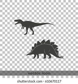 Dinosaur Silhouette icon.