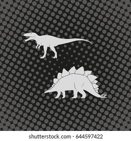 Dinosaur Silhouette icon.