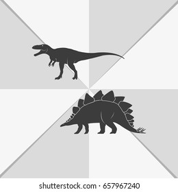 Dinosaur Silhouette icon.