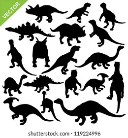 Dinosaur Silhouette Vector