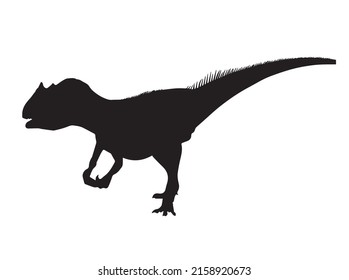 Dinosaur Silhouette Vector Art and Graphics. black dinosaur