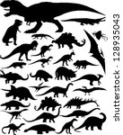 dinosaur silhouettes