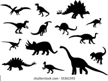 Dinosaur Silhouettes