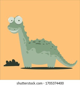 dinosaur with a smile 