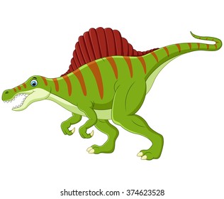 Dinosaur spinosaurus cartoon