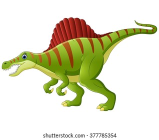 Dinosaur spinosaurus cartoon