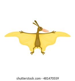 Dinosaur spinosaurus cartoon vector illustration