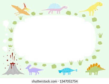 dinosaur stationery paper 