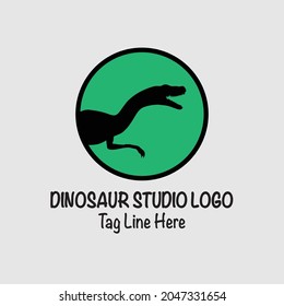dinosaur studio logo, Dino logo icon designs, Vector dinosaur logo concept
