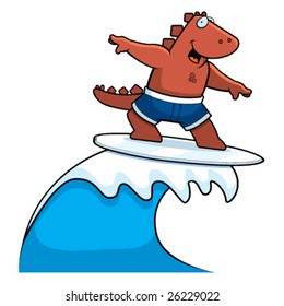 Dinosaur Surfing