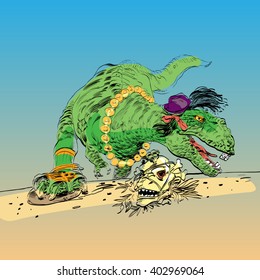 dinosaur t Rex female