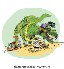 dinosaur t Rex female