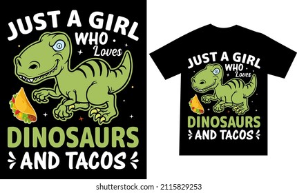 Dinosaur T_Rex illustration, t-shirt graphics, vectors T-shirt Design Template Vector