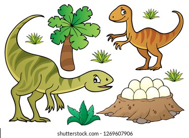 Dinosaur topic set 7 - eps10 vector illustration.