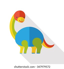 dinosaur toy flat icon