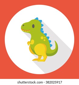 dinosaur toy flat icon