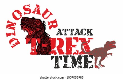 Dinosaur trex  tshirt graphic design vector art
