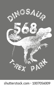 Dinosaur trex  tshirt graphic design vector art