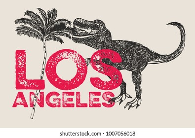 Dinosaur trex  tshirt graphic design vector art