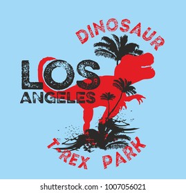 Dinosaur trex  tshirt graphic design vector art