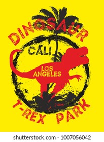 Dinosaur trex  tshirt graphic design vector art