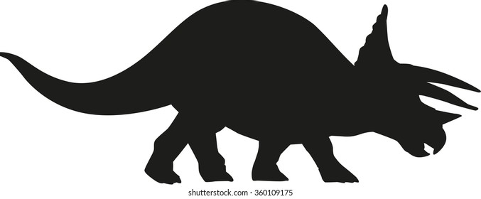 Download Triceratops Silhouette High Res Stock Images Shutterstock