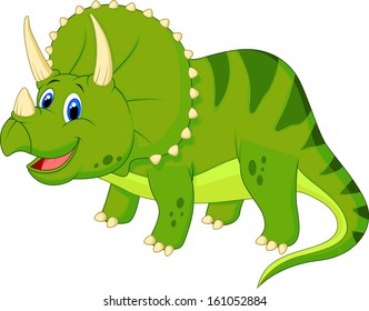 Dinosaur Triceratops cartoon