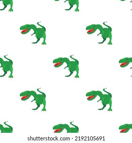 Dinosaur tyrannosaur pattern seamless background texture repeat wallpaper geometric vector