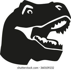 Dinosaur tyrannosaurus head