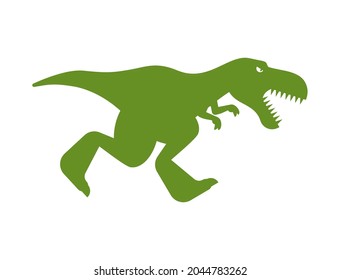 Dinosaur tyrannosaurus rex. T-rex is predator lizard. Prehistoric dino