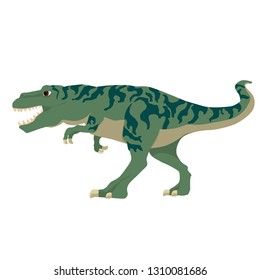 dinosaur, Tyrannosaurus Rex, vector illustration isolated on white background