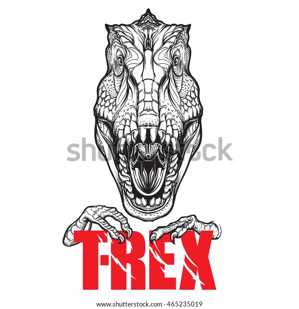 t rex roaring