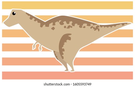Dinosaur Tyrannosaurus Vector Illustration - 