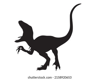 Dinosaur Vector. black dinosaur vector image