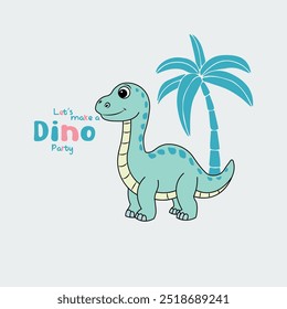 Dibujo y arte del Vector del dinosaurio