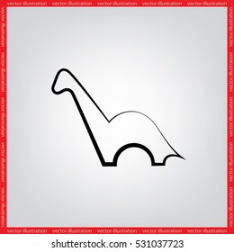 dinosaur vector icon