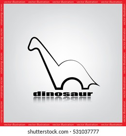 dinosaur vector icon