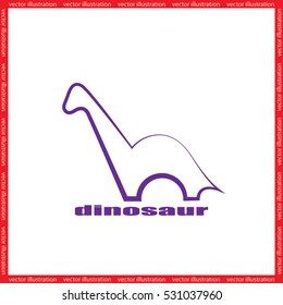 dinosaur vector icon