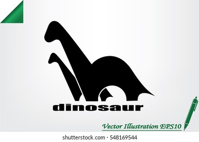 dinosaur vector icon.