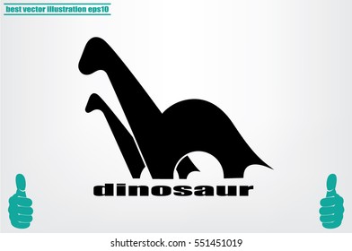 dinosaur vector icon