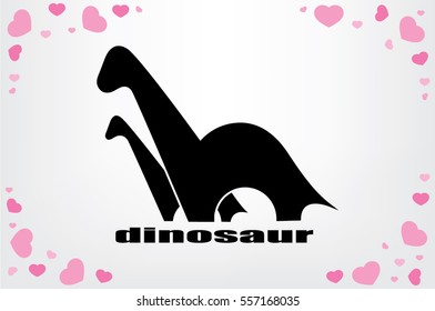 dinosaur vector icon.