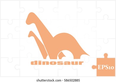 dinosaur vector icon.