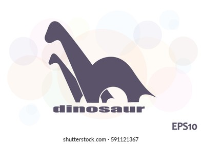 dinosaur vector icon.