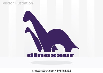 dinosaur vector icon.