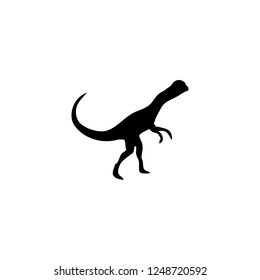 dinosaur vector icon. dinosaur sign on white background. dinosaur icon for web and app