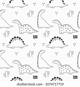Dinosaur vector  illustration. 